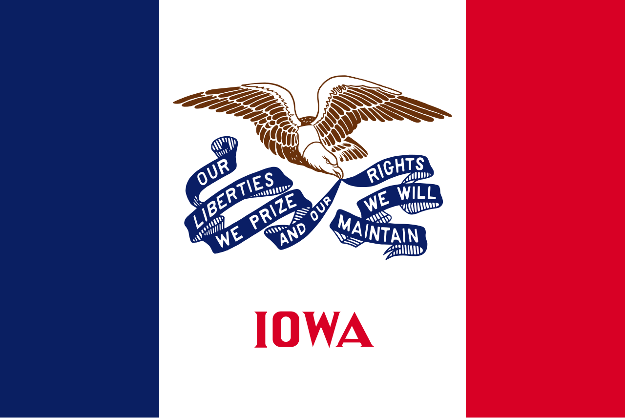 Flag Iowa
