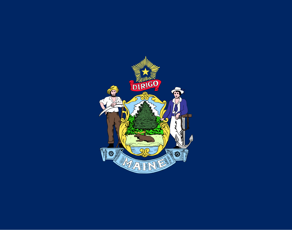 Flag Maine