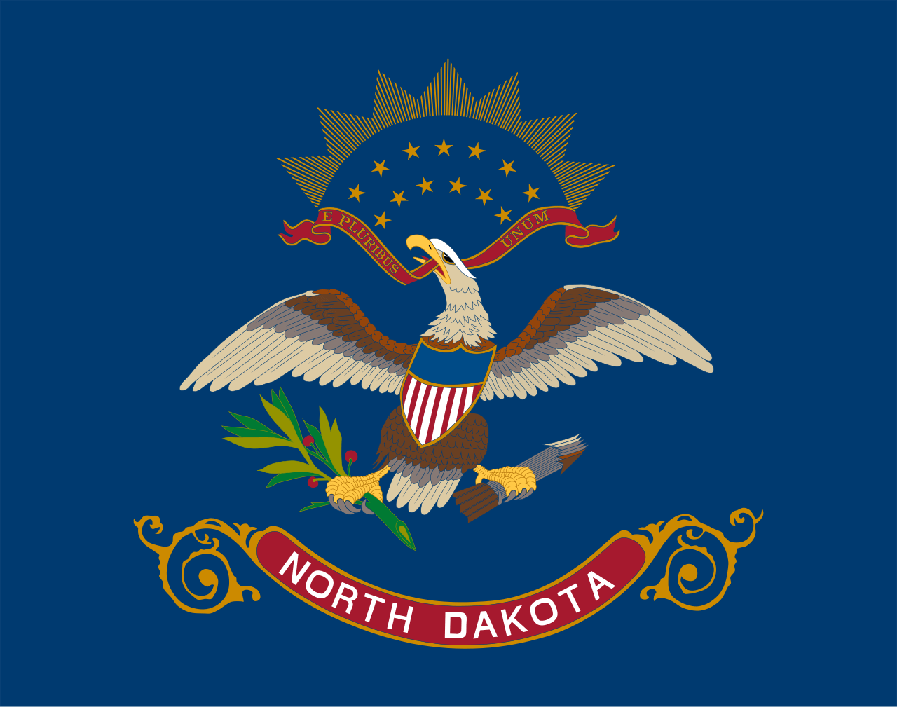 Flag North Dakota