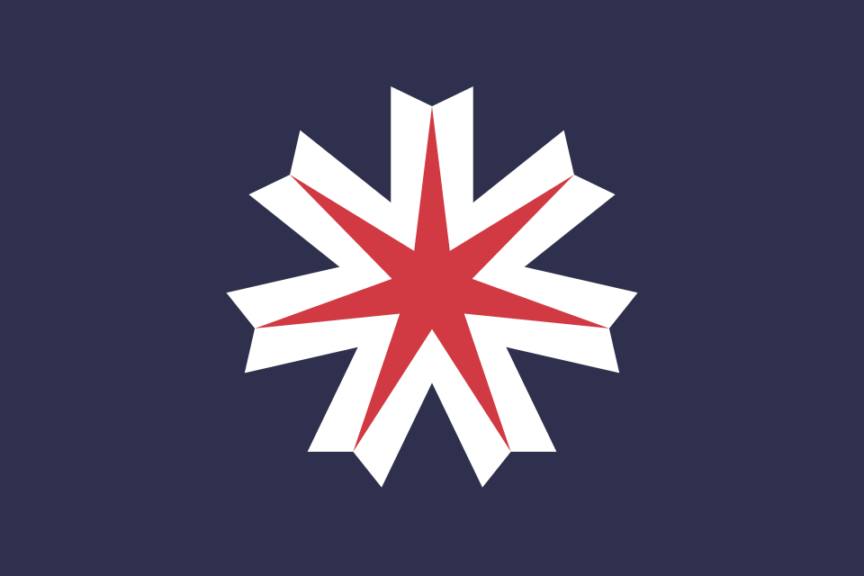 Hokkaido prefecture flag (mon)