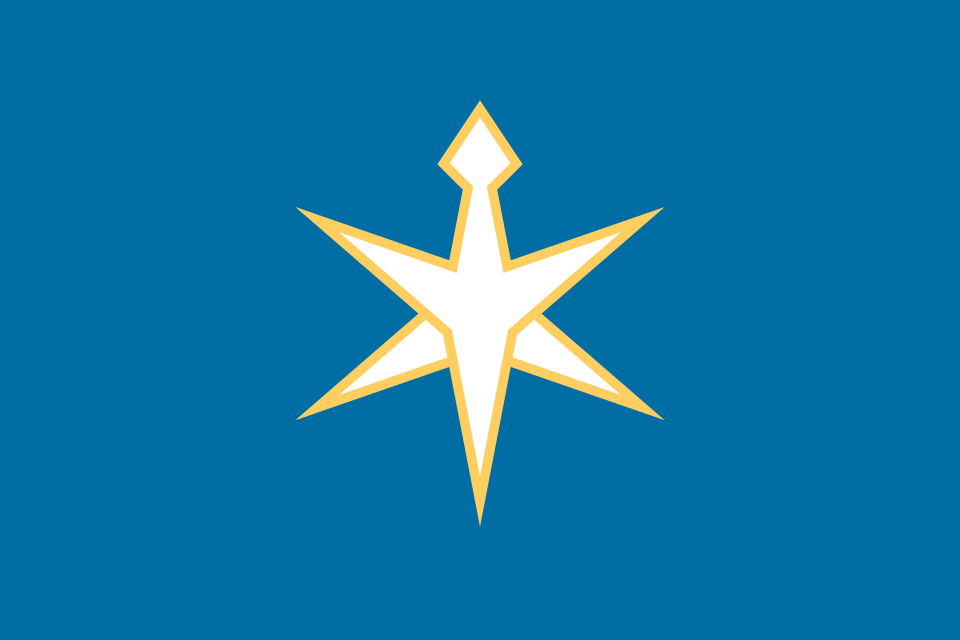 Chiba prefecture flag (mon)