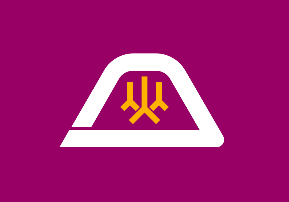 Yamanashi prefecture flag (mon)