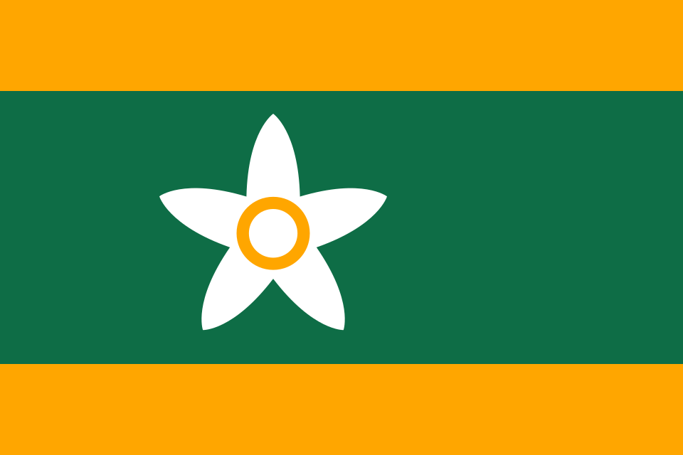 Ehime prefecture flag (mon)
