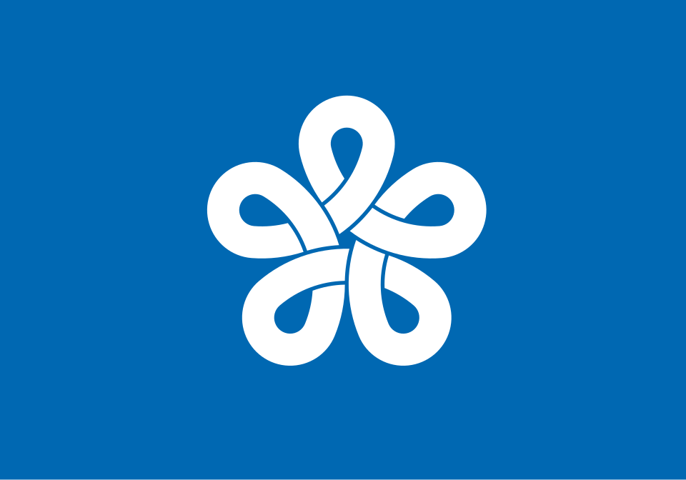 Fukuoka prefecture flag (mon)