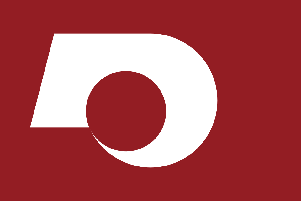 Kumamoto prefecture flag (mon)