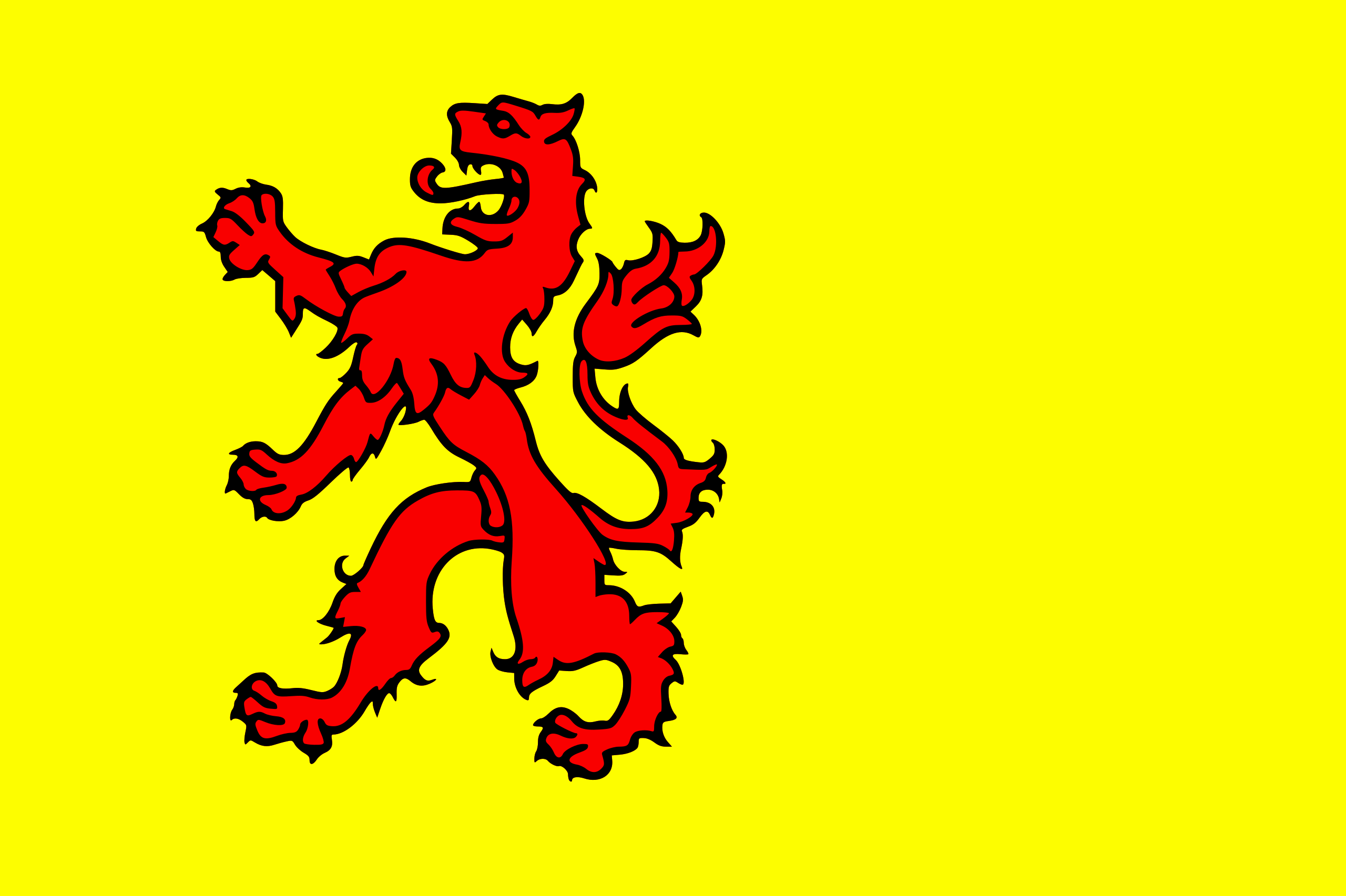 Flag Zuid-Holland