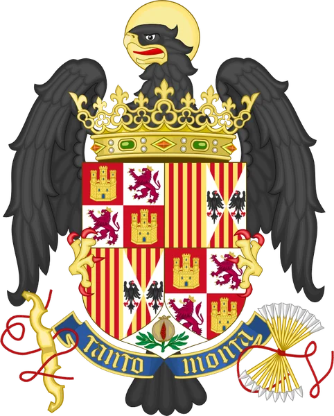 Arms of the Catholic Monarchs held by the eagle of Saint John