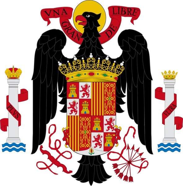 Arms of 1945, with the eagle of Saint John