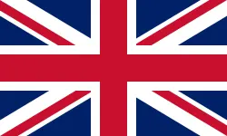 The Union Jack: the crosses of St George, St Andrew and St Patrick combined
