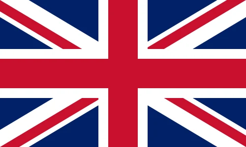 The Union Jack: the crosses of St George, St Andrew and St Patrick combined